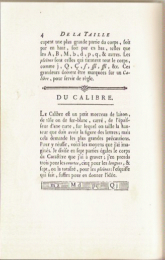 Page 4 du Manuel typographique de Fournier